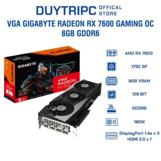 Card Màn Hình Gigabyte Radeon RX 7600 GAMING OC 8GB GDDR6